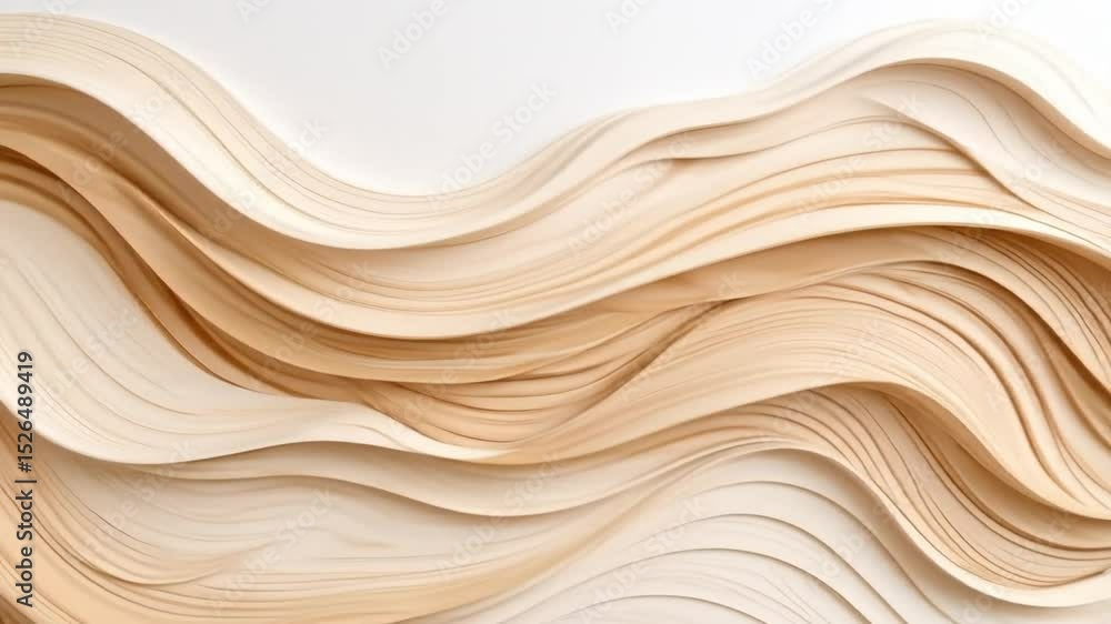 Abstract Beige And White Curved Lines Design Abstract Beige And White Curved Lines Design