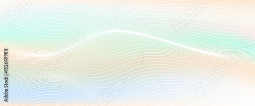 Premium background design with white line pattern (texture) in luxury pastel colour. Abstract horizontal vector template for business banner, formal backdrop, prestigious voucher, luxe invite