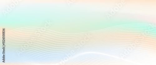 Premium background design with white line pattern (texture) in luxury pastel colour. Abstract horizontal vector template for business banner, formal backdrop, prestigious voucher, luxe invite