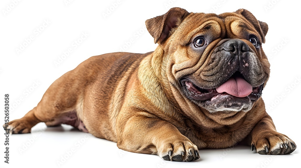 Obraz premium Cute and chubby French bulldog with a happy expression
