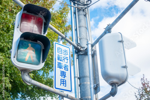 日本で撮影した歩行者・自転車用信号の写真