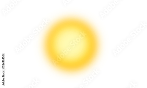 Gold glowing starlight isolated transparent background. Light gradient circle with sunlight beams. Radiant sun rays glow effect. Bright golden light overlay