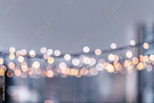 a blurry photo of a city with lights