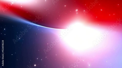  Layered Patriotic Star Parallax 4K Seamless Loop