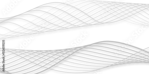 Abstract vector  wave Lines: A minimalist design featuring elegant, flowing wave lines that gently undulate, evoking a sense of calm and movement. Design