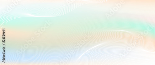 Premium background design with white line pattern (texture) in luxury pastel colour. Abstract horizontal vector template for business banner, formal backdrop, prestigious voucher, luxe invite