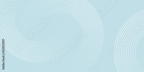 Modern abstract background. Glossy white gradient circle lines. Minimal geometric pattern. Simple graphic elements. Futuristic concept. Suitable for cover, poster, banner, brochure, eps10.