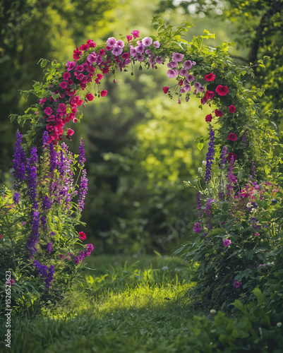 Arche De Jardin fleurie