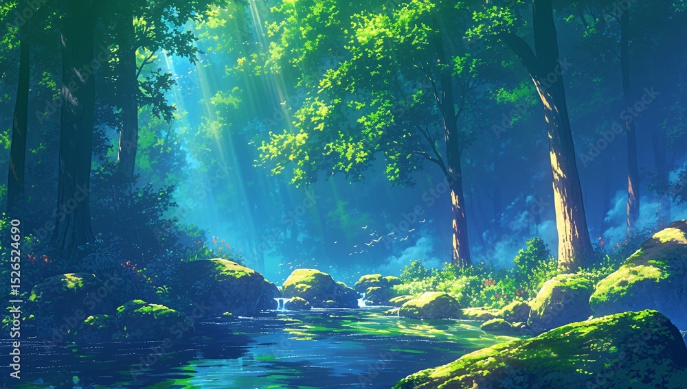 Natural and water landscape Natural and water landscape