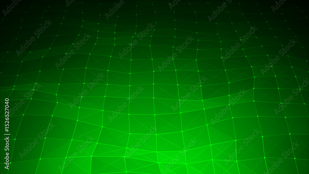 Green color hi-tech dots and lines plexus futuristic technology background, abstract technology data background concept Green color hi-tech dots and lines plexus futuristic technology background, abstract technology data background concept