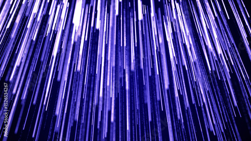 Wallpaper Mural Blue glowing particles shower falls down with moving particles, An elegant and deep abstract stage background Torontodigital.ca