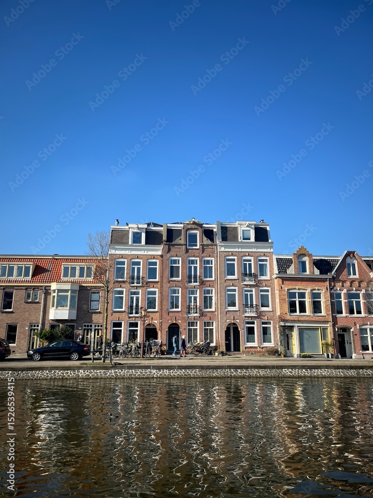 Obraz premium houses in amsterdam