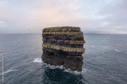 Downpatrick Head with the Atlantic Ocean Co. Mayo, Connacht province, Ireland.