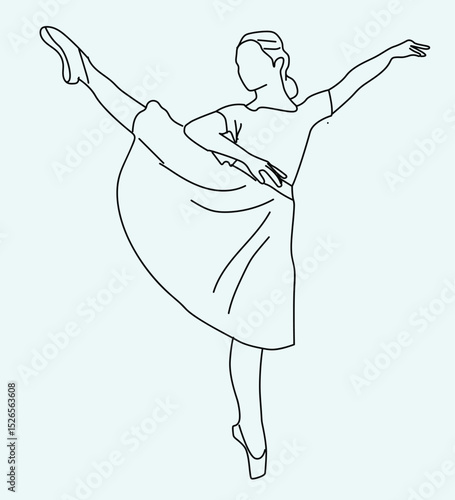 female ballet dancer. woman ballet dancer
