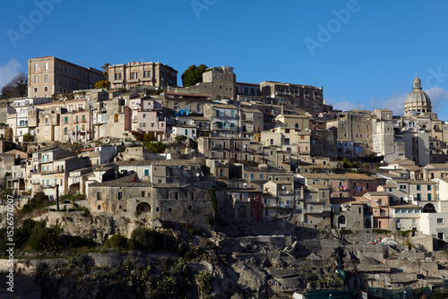 Cityscape of Ragusa Ibla, Sicily, Italy