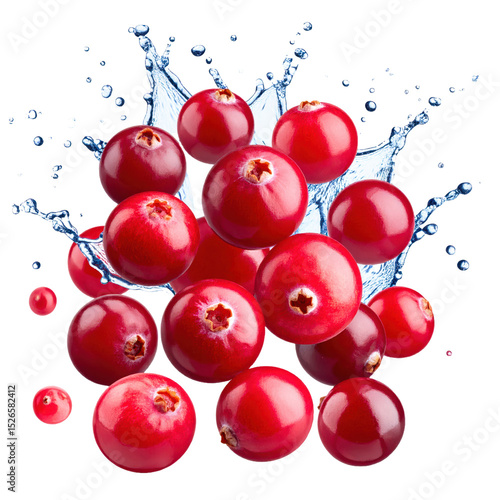 Floating Cranberry Cluster with