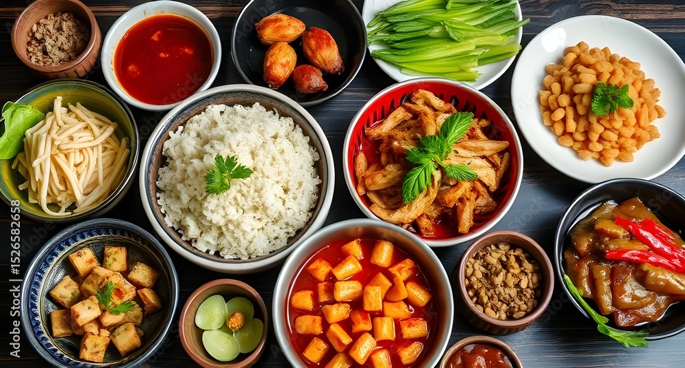 rice with vegetables and meat rice with vegetables and meat
