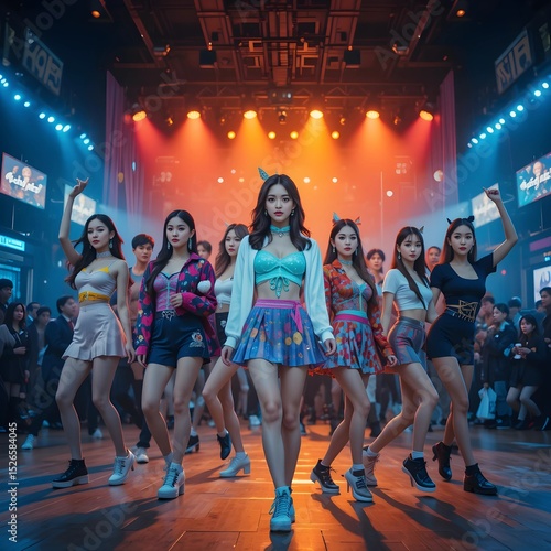 k-pop idol, AI Generated