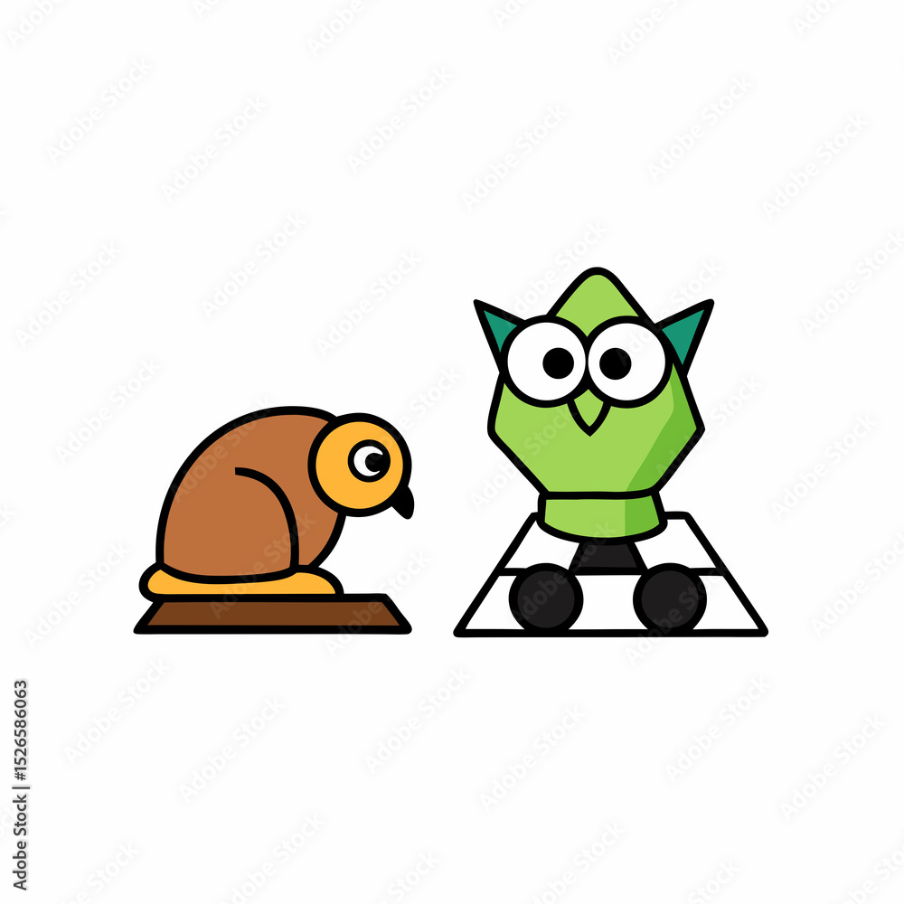 Obraz premium cat and mouse