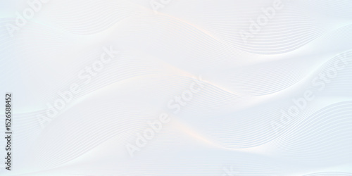 Premium background design with white line pattern (texture) in luxury pastel colour. Abstract horizontal vector template for business banner, formal backdrop, prestigious voucher, luxe invite