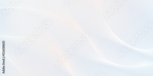 Premium background design with white line pattern (texture) in luxury pastel colour. Abstract horizontal vector template for business banner, formal backdrop, prestigious voucher, luxe invite