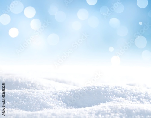 Wallpaper Mural Winter snow scene with bokeh Torontodigital.ca