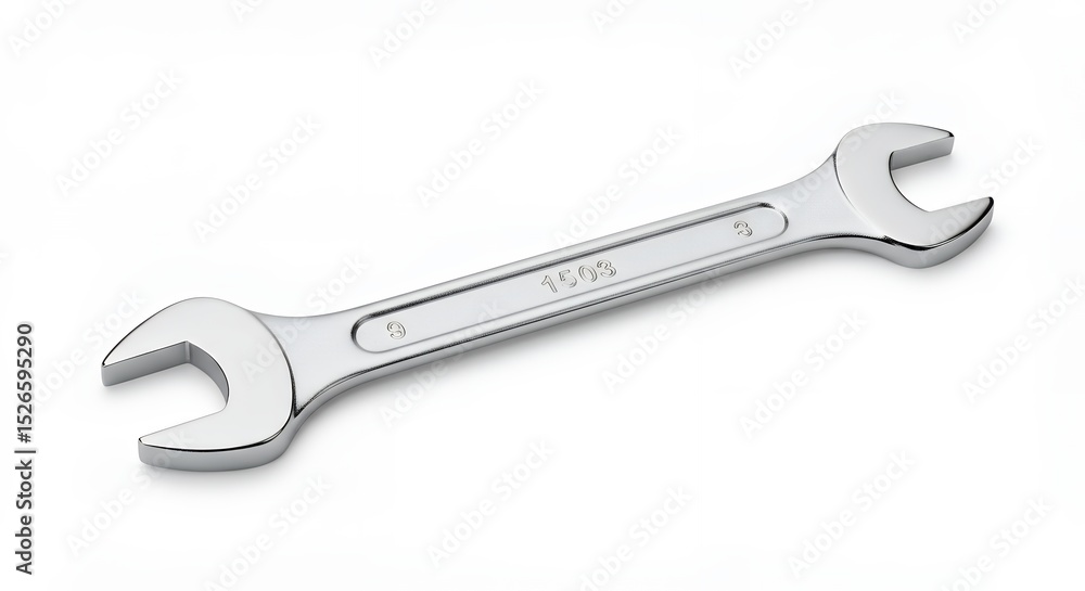 Adjustable wrench isolated on white background Adjustable wrench isolated on white background
