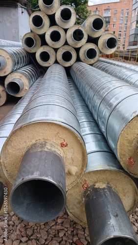 Water pipes with thermal insulation