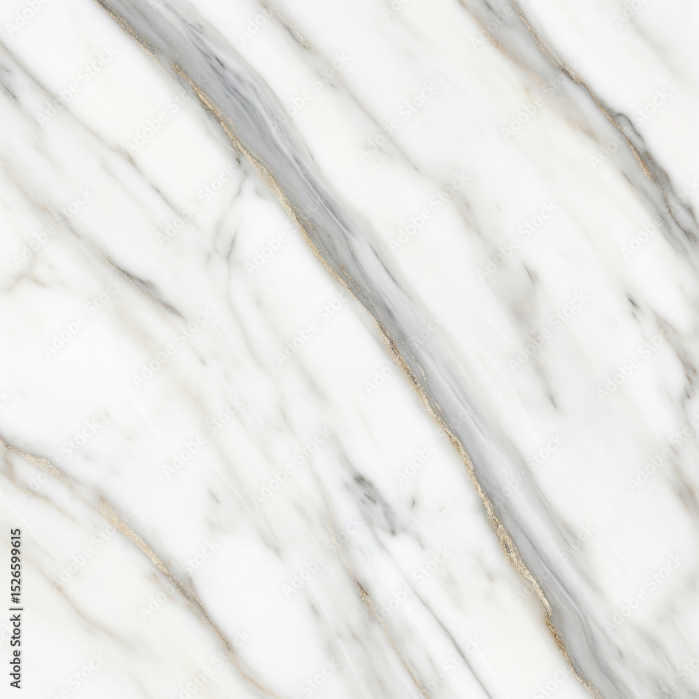 Obraz premium Elegant White Marble Texture with Striking Gold and Grey Veins, Creating a Luxurious and Sophisticated Natural Stone Background