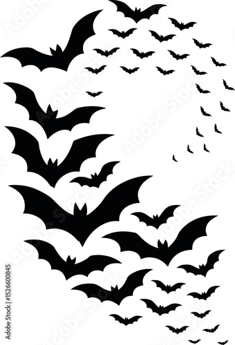 Flying Bats SVG Cut Files for Cricut & Silhouette