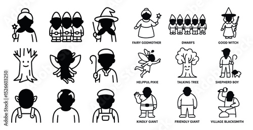 Enchanted characters and creatures for fantasy story design