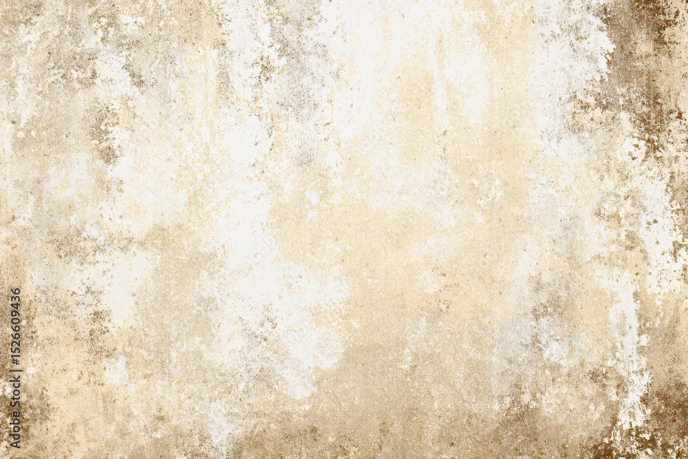 a dirty wall with a white and brown paint a dirty wall with a white and brown paint