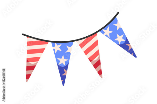 Independence day American holiday decoration