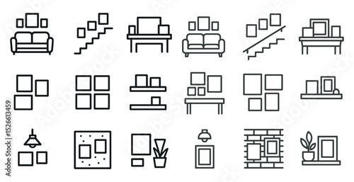 Minimalist home decor and interior design ideas for wall art and furniture layout