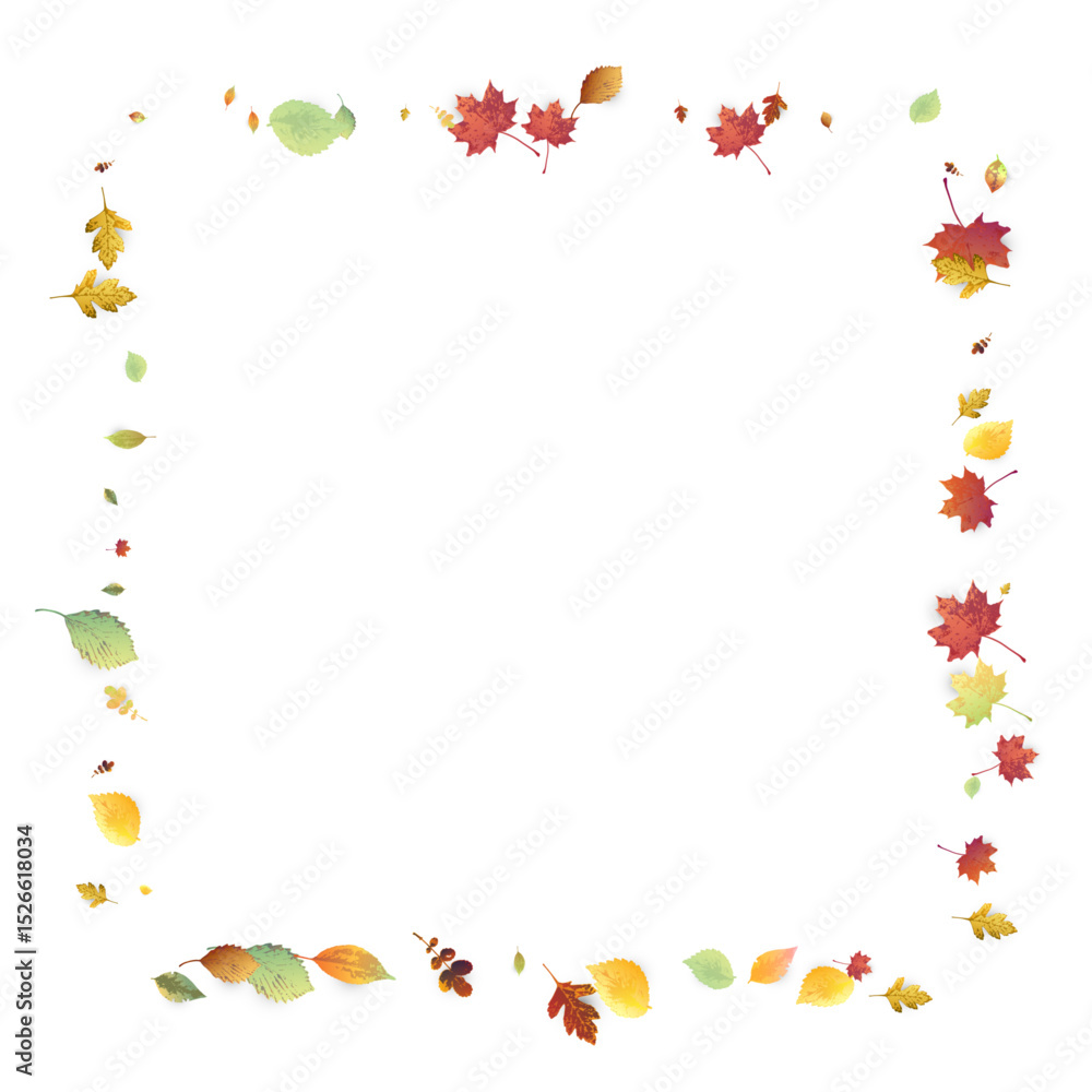 Leaves Falling Autumn Foliage Chaotic Leaf Flying