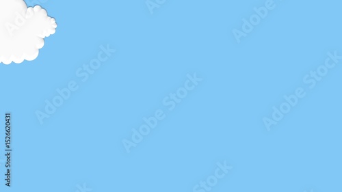 video animation cloud background