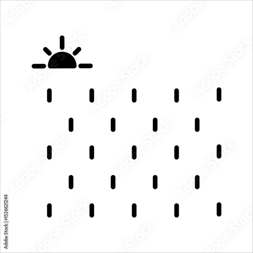 Raining Vector Icon