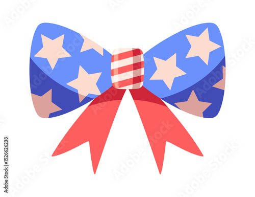 Decorative bow independence day attribute