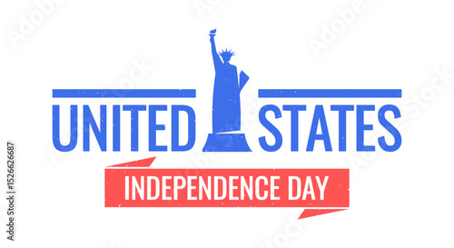 United states independence day badge