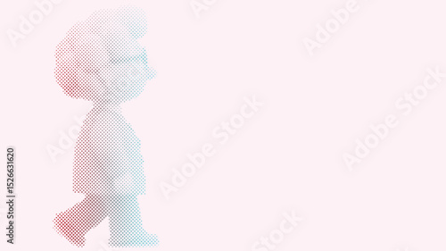 Senior woman walking, symbolizing early retirement planning with copy space