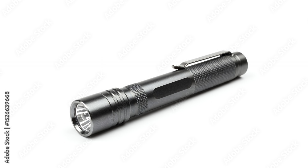 Gray handheld flashlight product image Gray handheld flashlight product image