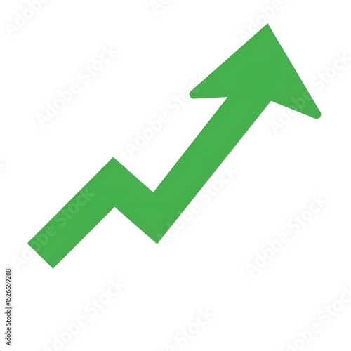 Green upward trending arrow icon Free Download Green upward trending arrow icon - GFXLoad
