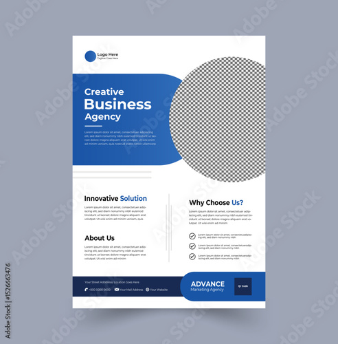 Creative professional business modern  a4 size flyer design template Corporate creative colorful business flyer template design set, abstract business flyer, vector template design or business poster 