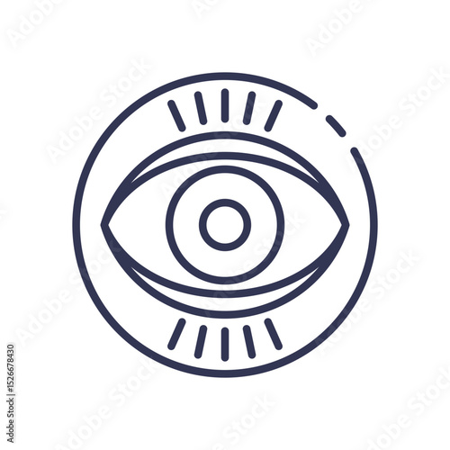 An eye symbol representing awareness and perception.