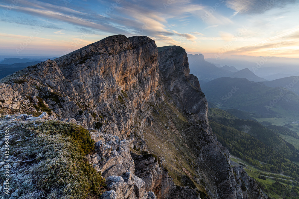 Obraz premium Sommet de Pierre Blanche (Vercors - France - Alpes)