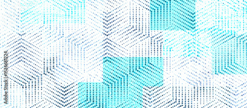 Handmade quilt as a background. Multi-colored print. Colored blanket in the style of patchwork.Banner neo mint