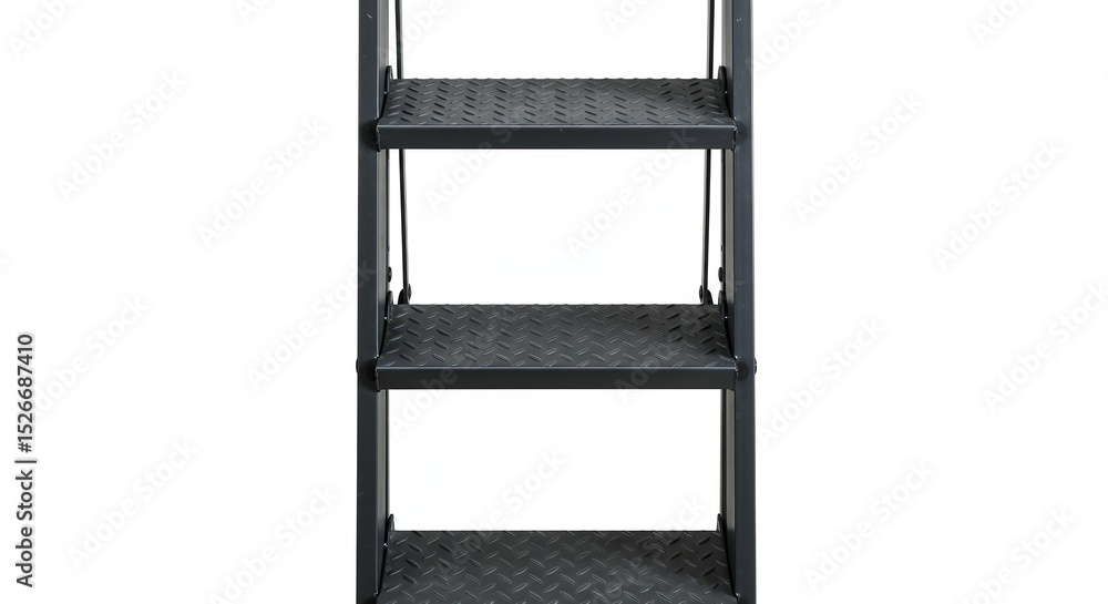 Modern dark gray three tiered shelving unit Modern dark gray three tiered shelving unit