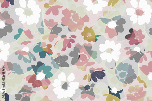 Set of fun colorful line doodle seamless pattern. Creative