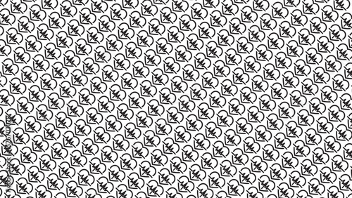 Heart ECG Pattern Design for Medical Decor and Wellness
