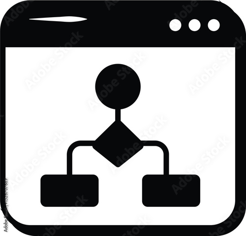 Set Of Web Development and Web Services Glyph Icons and Illustration Pack